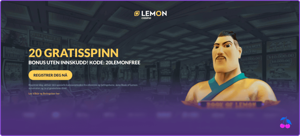 Lemon Casino bonus uten innskudd